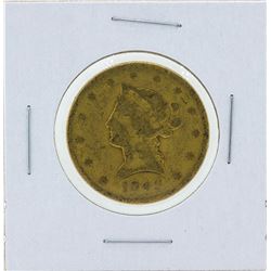 1849 No Motto $10 Liberty Head Eagle Gold Coin