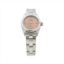 Rolex Stainless Steel Oyster Perpetual Ladies Wristwatch