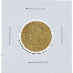 1881-S $5 Liberty Head Half Eagle Gold Coin