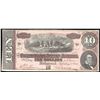 Image 1 : 1864 $10 The Confederate States of America Note