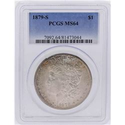 1879-S $1 Morgan Silver Dollar Coin PCGS MS64