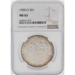 1900-O $1 Morgan Silver Dollar Coin NGC MS63