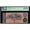 Image 1 : 1864 $5 Confederate States of America Note PCGS Choice New 63PPQ