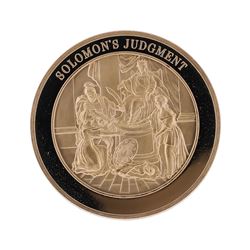 Franklin Mint Thomason Medallic Bible Proof Bronze Medal