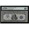 Image 1 : 1899 $5 Indian Chief Silver Certificate Bank Note PMG Extremely Fine 40EPQ