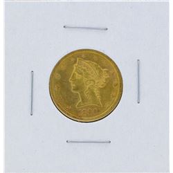 1880-S $5 Liberty Head Half Eagle Gold Coin