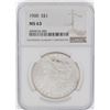 Image 1 : 1900 $1 Morgan Silver Dollar Coin NGC MS63