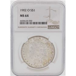 1902-O $1 Morgan Silver Dollar Coin NGC MS64