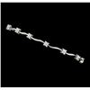 Image 2 : 18KT White Gold Ladies 0.50ctw Diamond Bracelet