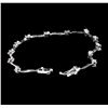 Image 4 : 18KT White Gold Ladies 0.50ctw Diamond Bracelet