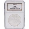 Image 1 : 1889 $1 Morgan Silver Dollar Coin NGC MS63
