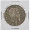 Image 1 : 1871 Italy 5 Lira Silver Coin