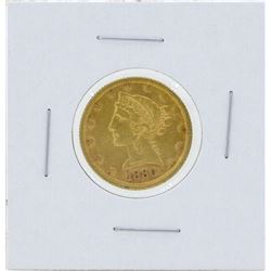 1880 $5 Liberty Head Half Eagle Gold Coin