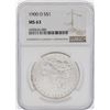 Image 1 : 1900-O $1 Morgan Silver Dollar Coin NGC MS63