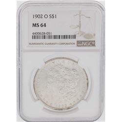 1902-O $1 Morgan Silver Dollar Coin NGC MS64