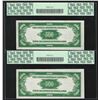 Image 2 : (2) Consecutive 1934 $500 Federal Reserve Notes Light Green Seals PCGS 63PPQ/64P
