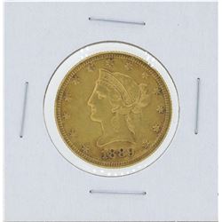 1889-S $10 Liberty Head Eagle Gold Coin