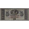 Image 1 : 1800s $5 Citizens Bank of Louisiana Obsolete Bank Note