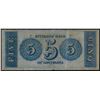 Image 2 : 1800s $5 Citizens Bank of Louisiana Obsolete Bank Note