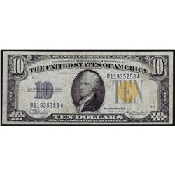 1934A $10 North Africa Silver Certificate WWII Emergency Note