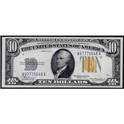 1934A $10 North Africa Silver Certificate WWII Emergency Note