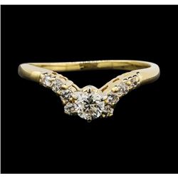 14KT Yellow Gold 0.55ctw Diamond Ring