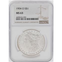 1904-O $1 Morgan Silver Dollar Coin NGC MS63