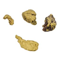 Lot of (4) Gold Nuggets 1.1 Grams
