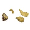Image 2 : Lot of (4) Gold Nuggets 1.1 Grams