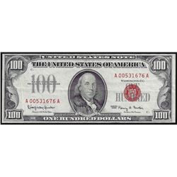 1966 $100 Legal Tender Red Seal Note
