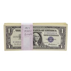 Lot of (200) 1957 $1 Silver Certificate Notes