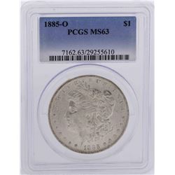 1885-O $1 Morgan Silver Dollar Coin PCGS MS63