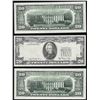Image 2 : 1981 $20 Federal Reserve Note ERROR 3 Print on Back part of (3) Consecutive Note