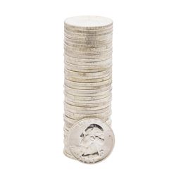 Roll of (40) 1964-D Brilliant Uncirculated Washington Quarters