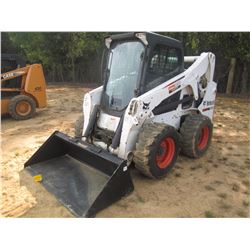 2012 BOBCAT S650 SKID STEER LOADER, VIN/SN:A3NV16032 - WHEELED, GP BUCKET, ECAB W/AIR, METER READING
