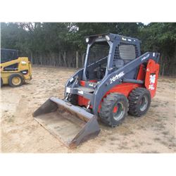 2002 THOMAS T205 SKID STEER LOADER, VIN/SN:LS000177 WHEELED, GP BUCKET, CANOPY, METER READING 1,120 