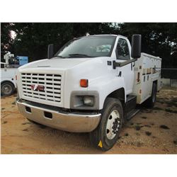 2007 GMC C6500 SERVICE TRUCK, VIN/SN:1GDJ6C1317F403663 - S/A, DIESEL ENG, 6 SPD TRANS, MAINTAINER SE