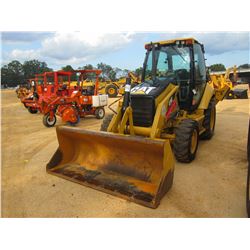 2011 CAT 416E LOADER BACKHOE, VIN/SN:LLMS01804 - 4X4, E STICK, GP BUCKET, 24" HOE BUCKET, ECAB W/AIR