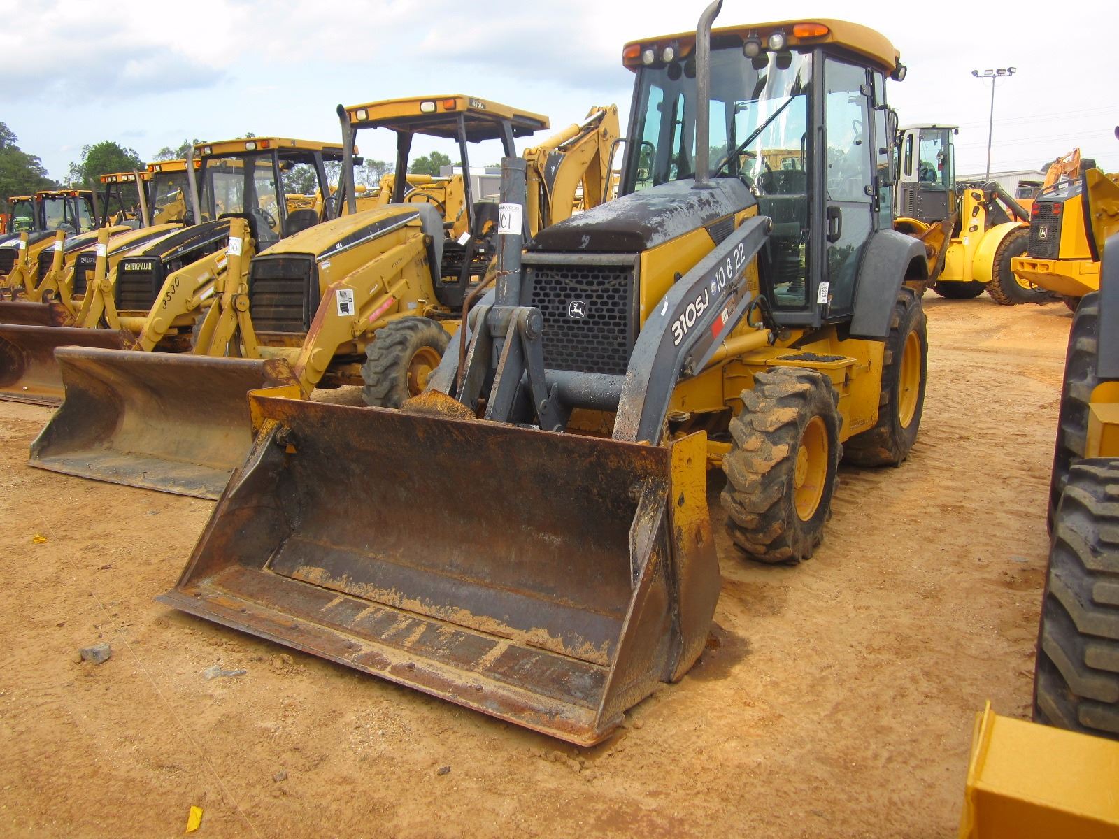 2009 JOHN DEERE 310SJ LOADER BACKHOE, VIN/SN176582 4X4, MP BUCKET