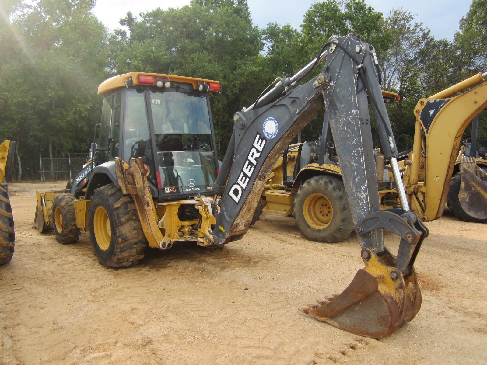 2009 JOHN DEERE 310SJ LOADER BACKHOE, VIN/SN176582 4X4, MP BUCKET