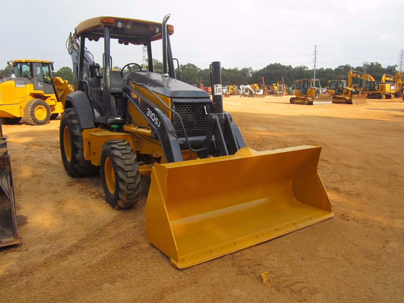 2008 JOHN DEERE 310SJ LOADER BACKHOE, VIN/SN160688 4X4, ESTICK, GP