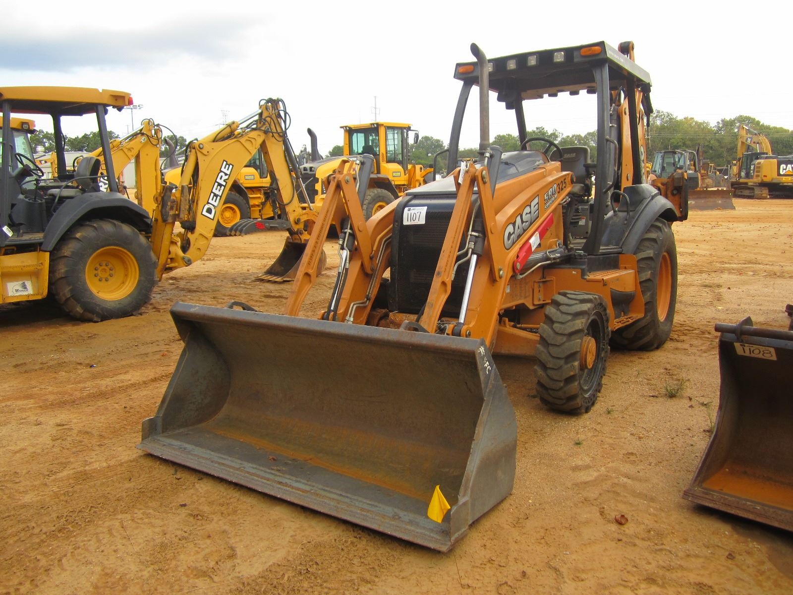 2012 CASE 580 SUPER N LOADER BACKHOE, VIN/SNNDC585399 4X4, ESTICK
