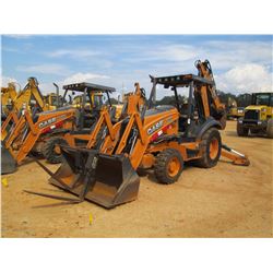 2012 CASE 580 SUPER N LOADER BACKHOE, VIN/SN:NCDC585185 - 4X4, E STICK, GP BUCKET, FORKS, 24" HOE BU