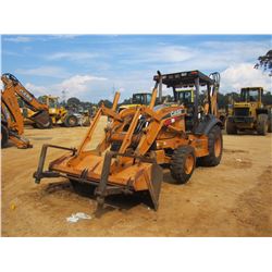 2010 CASE 580SM SERIES 3 LOADER BACKHOE, VIN/SN:JJGN580SKAC533760 - 4X4, E-STICK, GP BUCKET, FORKS, 