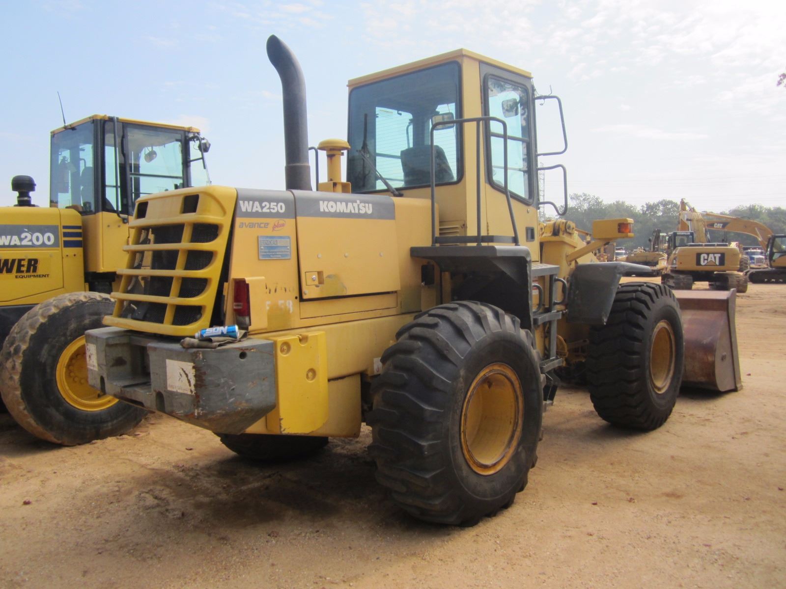 2001 KOMATSU WA2503MC WHEEL LOADER, VIN/SNA71343 QUICK COUPLER, GP
