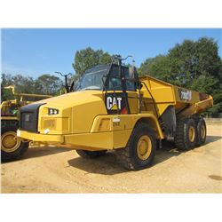 2014 CAT 730C ARTICULATED DUMP, VIN/SN:TFF00260 - TAILGATE, ECAB W/AIR, 23.5R25 TIRES, METER READING