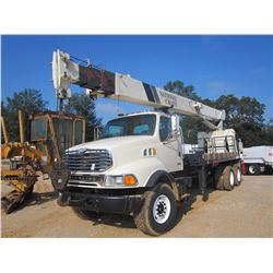 2003 STERLING CRANE TRUCK, VIN/SN:2FZFAWAK83AK56783 - T/A, CAT 3126 ENGINE, 8LL TRANS, 40K REARS, 20