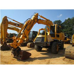 BADGER 1085C WHEELED EXCAVATOR, VIN/SN:100702 - 60" CLEANOUT BUCKET, WRIST-A-TWIST, ECAB W/AIR, METE