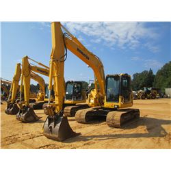 2007 KOMATSU PC138US-8 HYDRAULIC EXCAVATOR, VIN/SN:20795 - 9'10" STICK, 34" BUCKET, AUX HYD, REAR CA