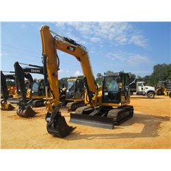 2016 CAT 308E2 CR HYDRAULIC EXCAVATOR, VIN/SN:FJX06077 - 7'3" STICK, QUICK COUPLER, 24" BUCKET, AUX 